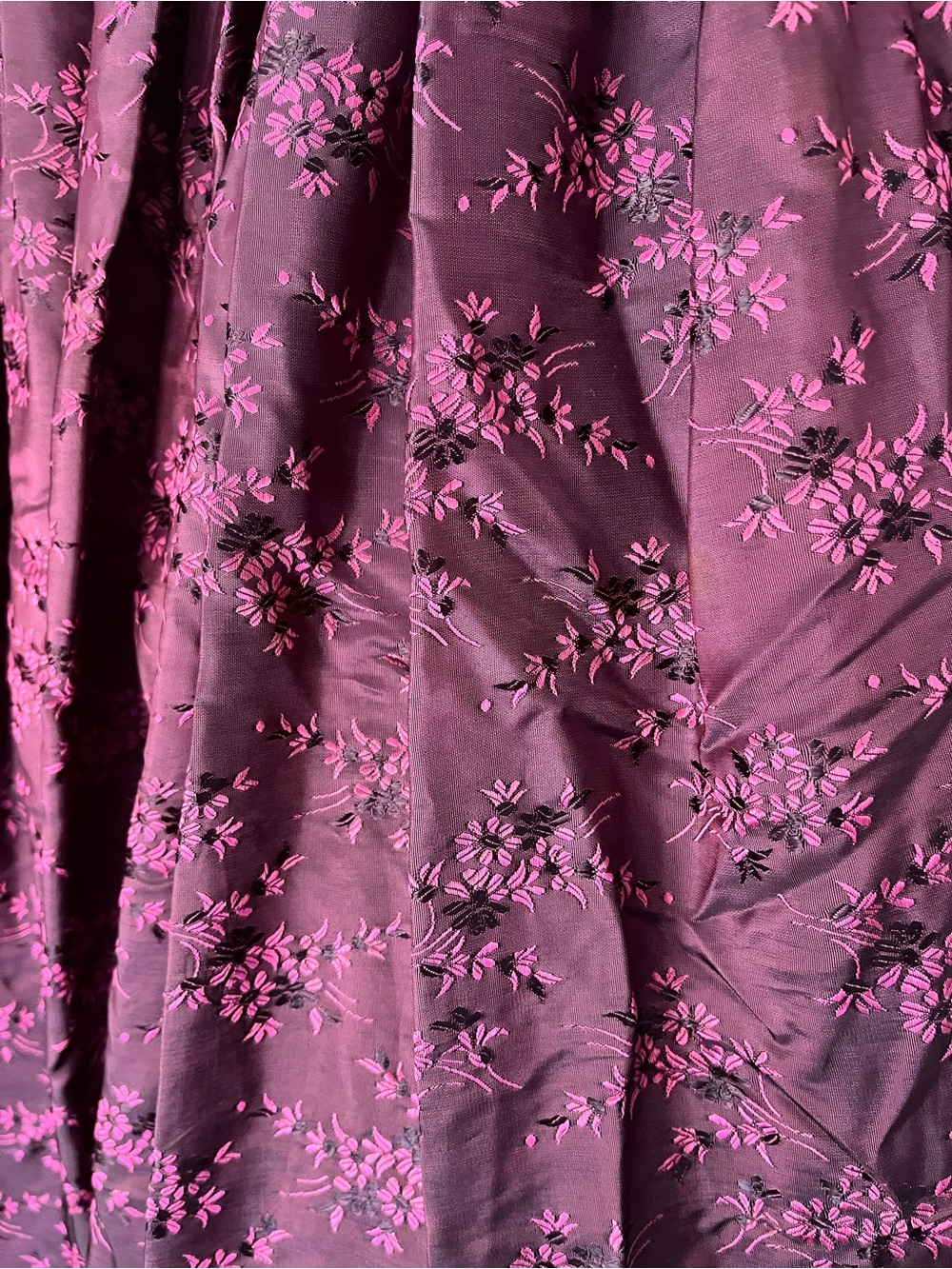 Vintage Gunne Sax by Jessica McClintok Whimsigoth Floral Midi Dress 1980s 2XS - Picture 2 of 15